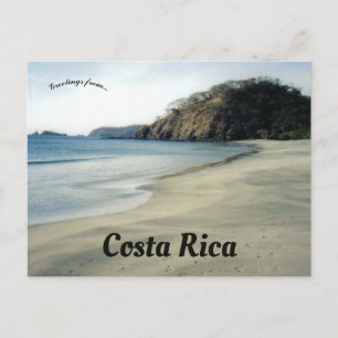 Carte Postale Plage au Costa Rica