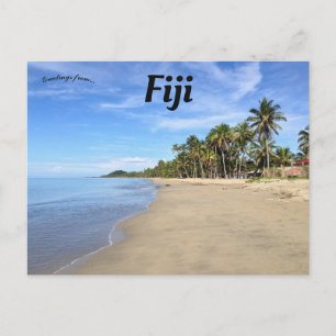 Carte Postale Plage aux Fidji