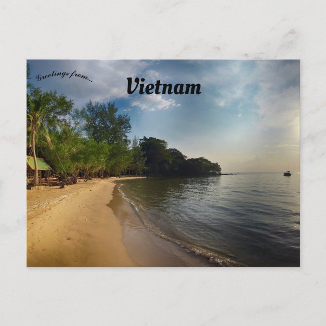 Carte Postale Plage Bai Dai Phu Quoc Vietnam (Devant)