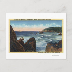 Carte Postale Plage balnéaire et Cannon, Oregon