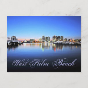 Carte Postale Plage Blue Palm