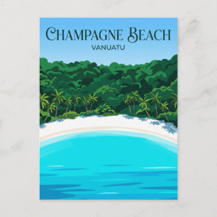 Carte Postale Plage Champagne Vanuatu