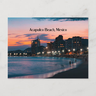 Carte Postale Plage d'Acapulco, Mexique