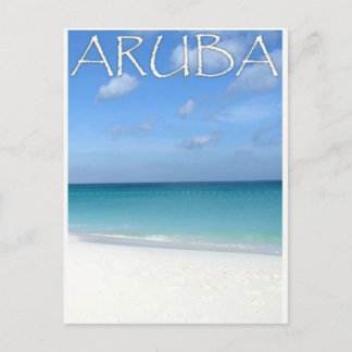Carte Postale Plage d'Aruba