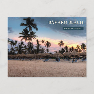 Carte Postale Plage de Bávaro au coucher du soleil