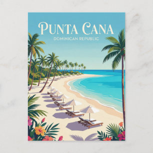 Carte Postale Plage de Bavaro République dominicaine
