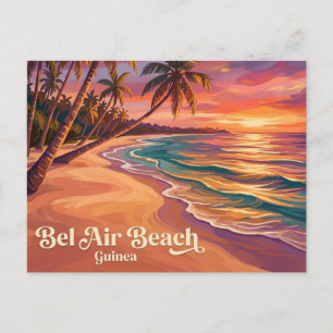 Carte Postale Plage de Bel Air Guinée