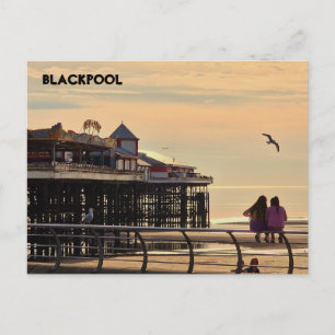 Carte Postale Plage de Blackpool