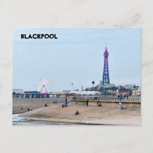 Carte Postale Plage de Blackpool