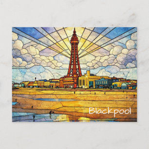 Carte Postale Plage de Blackpool
