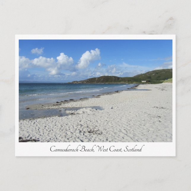 Carte Postale Plage de Camusdarach, Arisaig, Écosse (Devant)