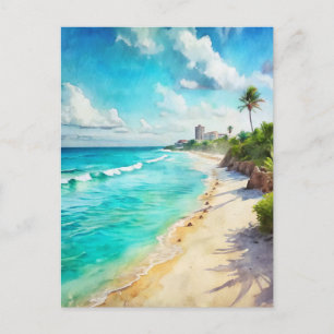 Carte Postale Plage de Cancun Mexique