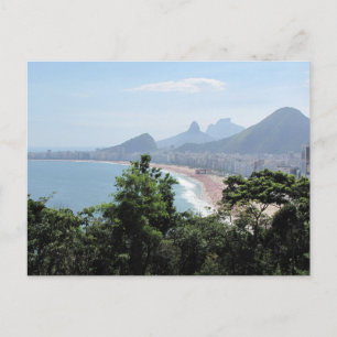 Carte Postale Plage de Copacabana à Rio