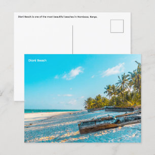 Carte Postale Plage de Diani, Mombasa