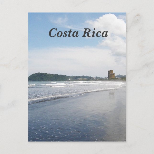 Carte Postale Plage de Jaco au Costa Rica (Devant)