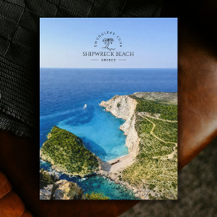 Carte Postale Plage de l'Épave, Anse des Contrebandiers, Grèce