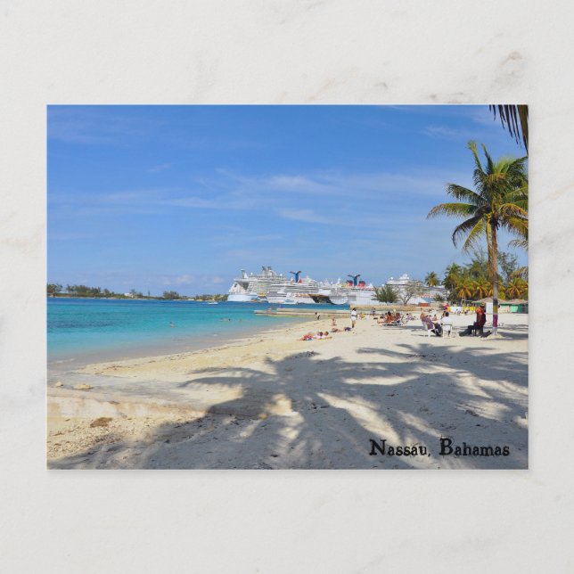 Carte Postale Plage de l'Esplanade de l'Ouest (Devant)