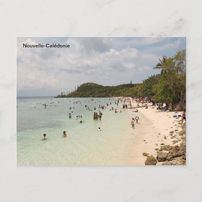 Carte Postale Plage de l'île de Lifou, Nouvelle-Calédo (Nouvelle (Devant)