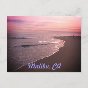Carte Postale Plage de Malibu