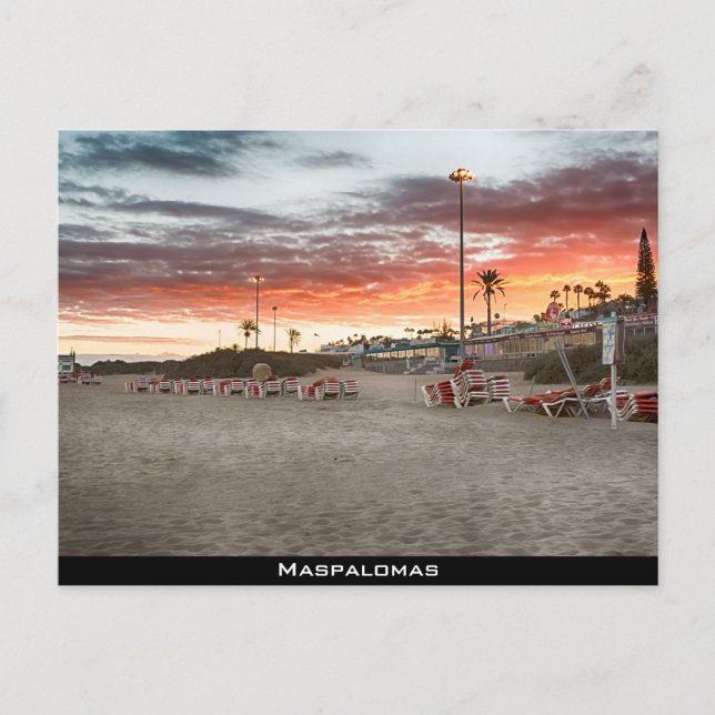 Carte Postale Plage de Maspalomas (Devant)