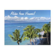Plage de Maui avec océan et palmiers