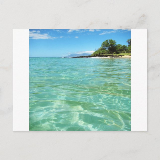 Carte Postale Plage de Maui Hawaii (Devant)