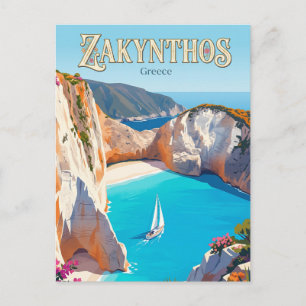 Carte Postale Plage de Navagio Grèce