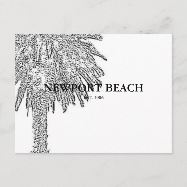 CARTE POSTALE PLAGE DE NEWPORT (Devant)
