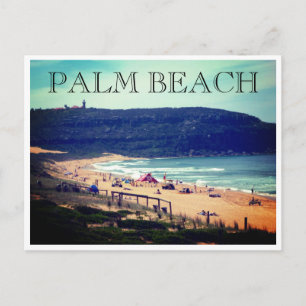 Carte Postale plage de Palm Beach en été