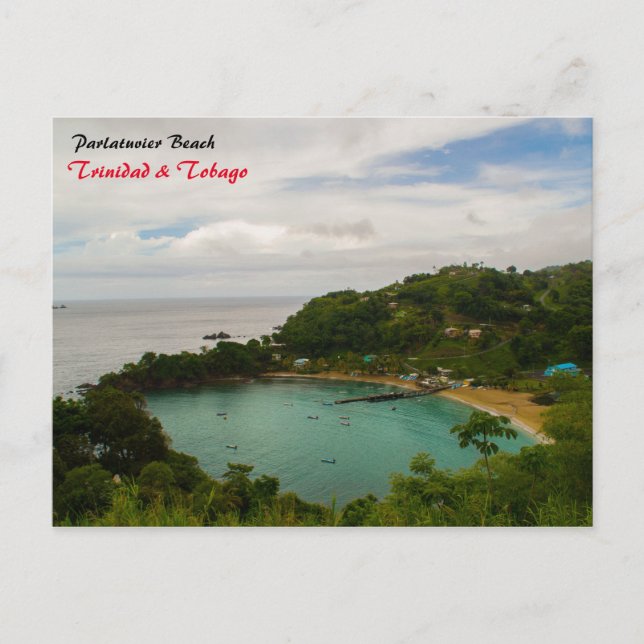 Carte Postale Plage de Parlatuvier (Devant)