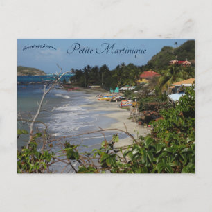 Carte Postale Plage de Petite Martinique