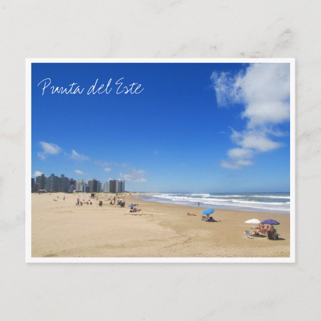 Carte Postale plage de punta del este (Devant)