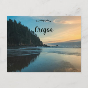 Carte Postale Plage de sable court Oregon