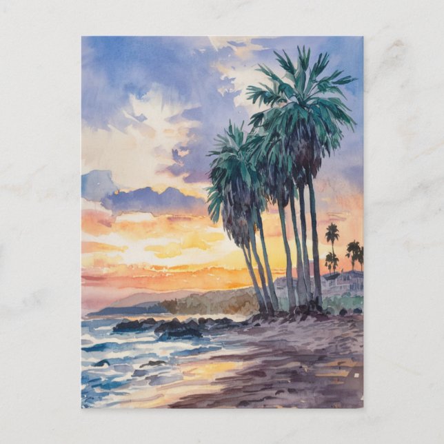 Carte Postale Plage de San Clemente, Californie (Devant)