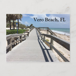 Carte Postale Plage de Vero, FL