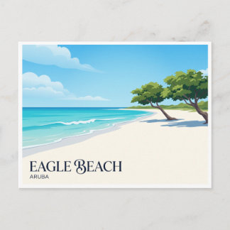 Carte Postale Plage d'Eagle Oranjestad Aruba