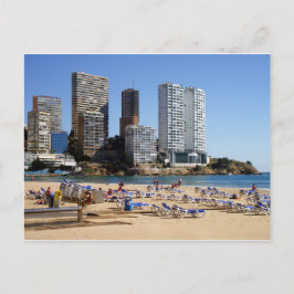 Carte Postale Plage d'Est de Benidorm