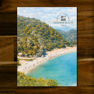 Carte Postale Plage d'Olympos, province d'Antalya Turquie   Souv