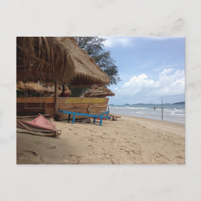 Carte Postale Plage d'Otres (Devant)