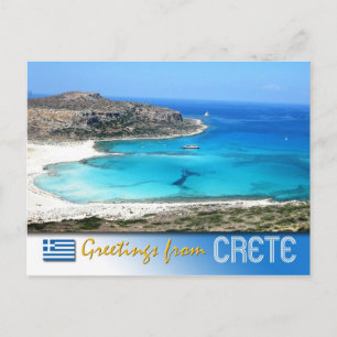 Carte Postale Plage du lagon de Balos, Crète, Grèce