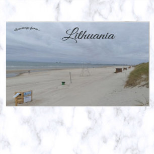 Carte Postale Plage en Lituanie