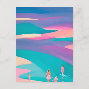 Carte Postale Plage été