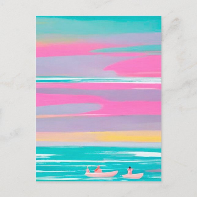 Carte Postale Plage été (Devant)