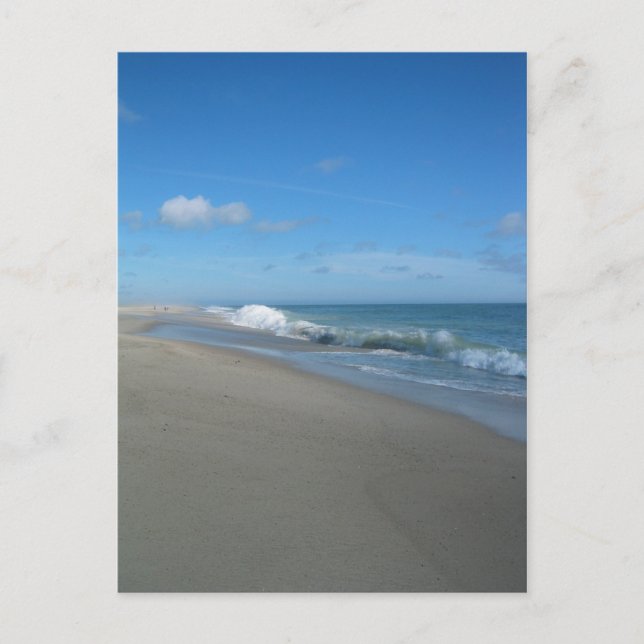 Carte postale : Plage externe sur le cap (Devant)