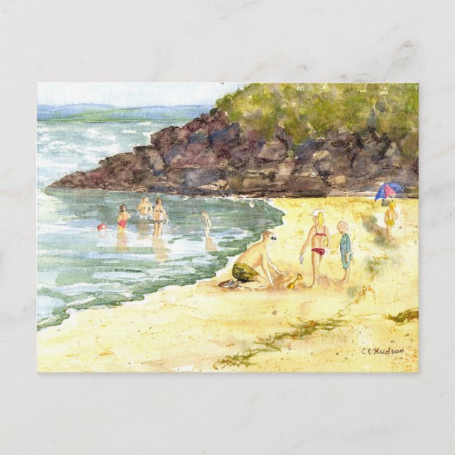 Carte postale 'Plage Fun' (Devant)