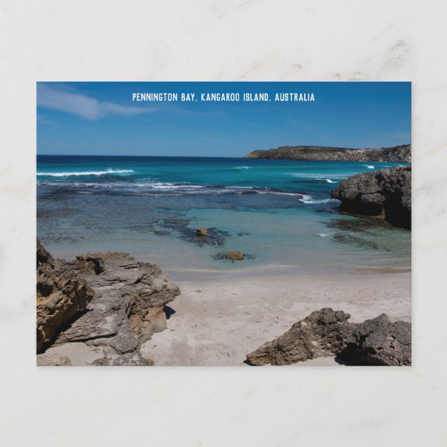 Carte Postale Plage isolée au paradis Australie (Devant)