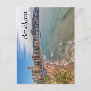 Carte Postale Plage Llevant, Benidorm, Costa Blanca, Espagne