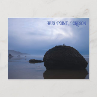 Carte Postale Plage mystérieuse Pacific Hug Point Oregon