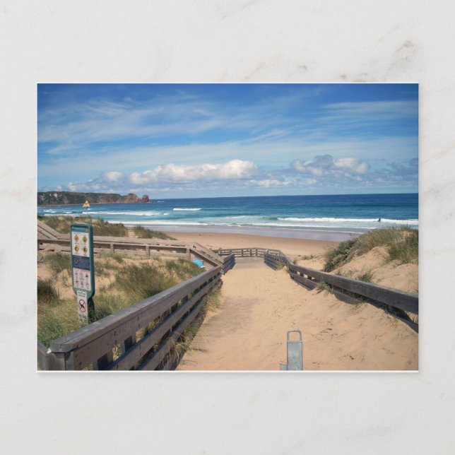Carte Postale plage philip île australie (Devant)