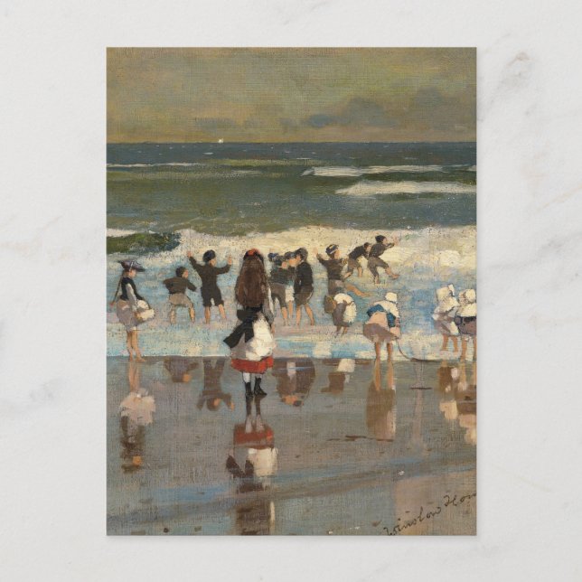 Carte Postale Plage - Winslow Homer (Devant)